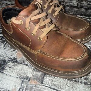 Timberland Men's Brown Leather Oxfords Y2K extra chunky oxfords